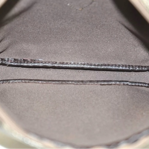 YVES Saint Laurent Coated Canvas Clutch/Handbag/Toiletry/ Cosmetic Bag - Picture 10 of 11